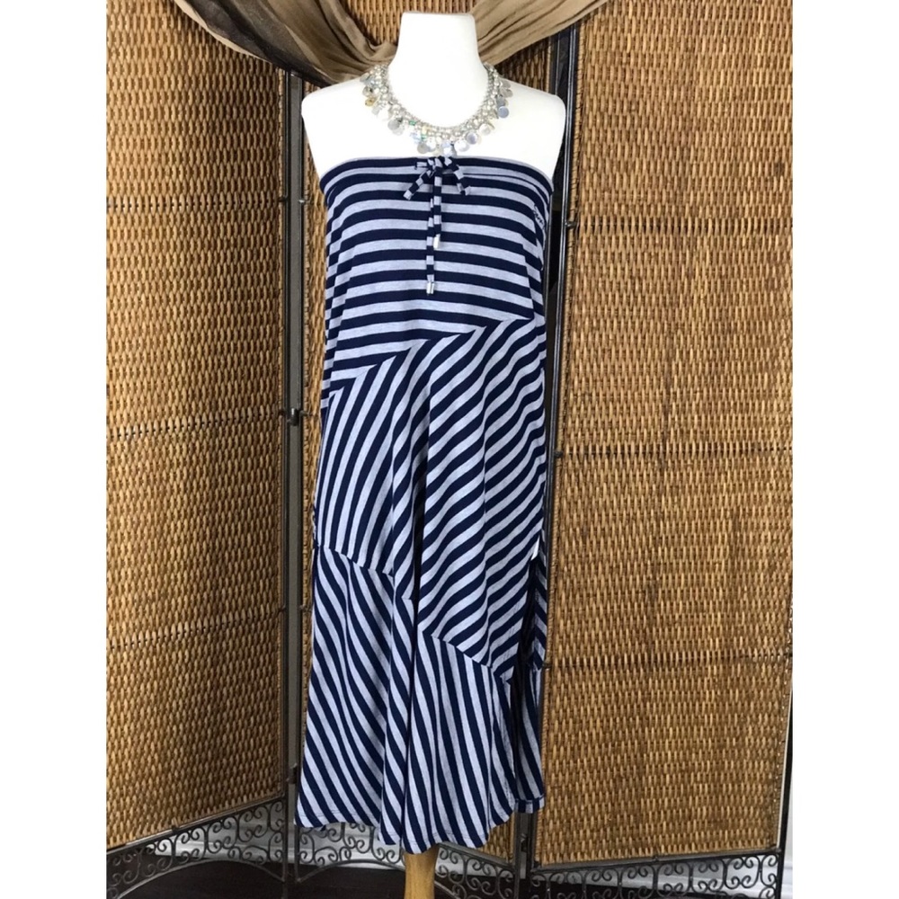 7 For All Mankind Strapless Maxi Tube Dress